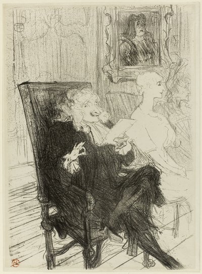 Truffier i Moreno w „Uczonych kobietach” autorstwa Henri de Toulouse Lautrec