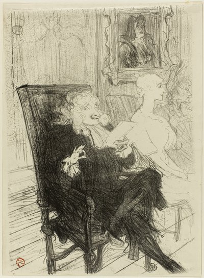 Truffier i Moreno w „Uczonych kobietach” autorstwa Henri de Toulouse Lautrec