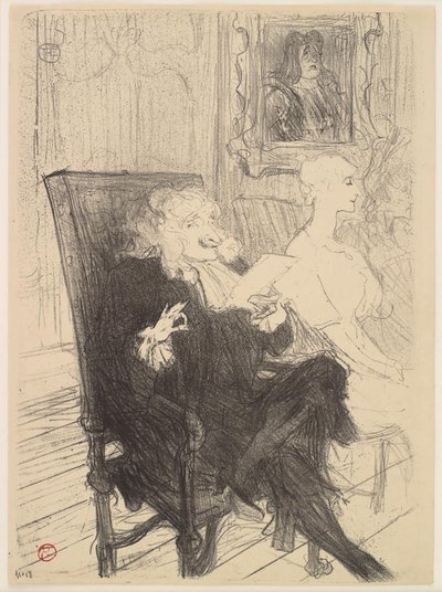 Truffier i Moreno w „Uczonych kobietach” autorstwa Henri de Toulouse-Lautrec