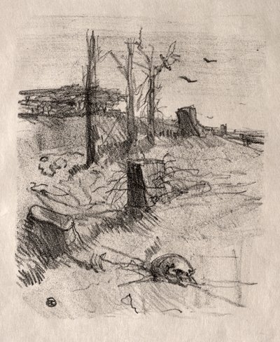 Cmentarz w Galicji autorstwa Henri de Toulouse Lautrec