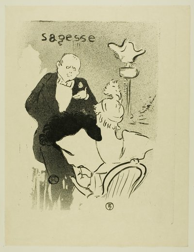 Mądrość autorstwa Henri de Toulouse-Lautrec