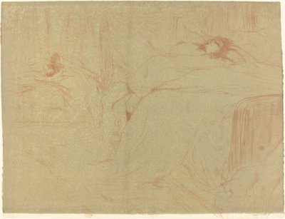 Kobieta na plecach autorstwa Henri de Toulouse Lautrec