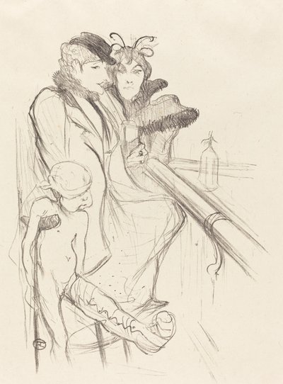 Ranny Eros Eros vanné, 1894. autorstwa Henri de Toulouse Lautrec