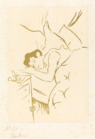 Twoje usta (Ta bouche) autorstwa Henri de Toulouse Lautrec