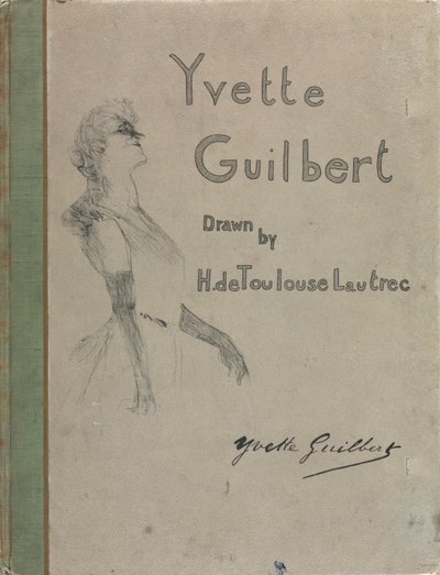 Yvette Guilbert-angielska seria: Okładka autorstwa Henri de Toulouse-Lautrec