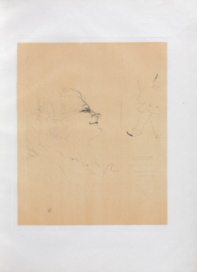 Yvette Guilbert-angielska seria: Pessima autorstwa Henri de Toulouse-Lautrec