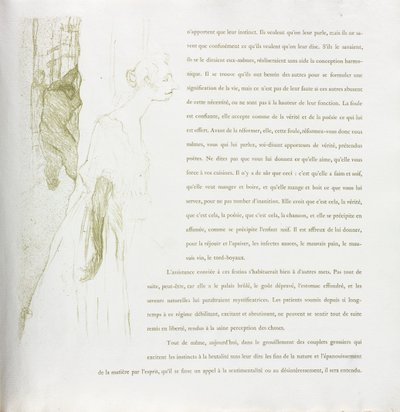 Yvette Guilbert-seria francuska: nr 11 autorstwa Henri de Toulouse Lautrec