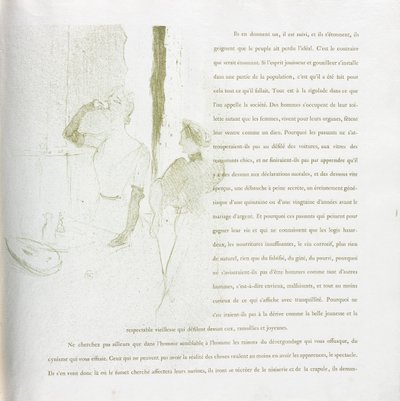 Yvette Guilbert-francuska seria: nr 14, 1894. autorstwa Henri de Toulouse Lautrec