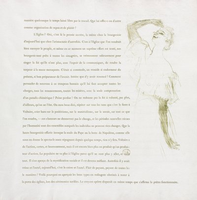 Yvette Guilbert-seria francuska: nr 7 autorstwa Henri de Toulouse Lautrec