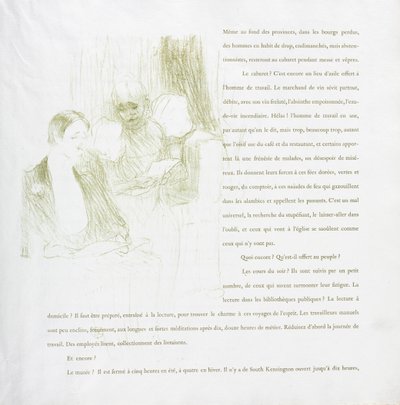 Yvette Guilbert-seria francuska: nr 8 autorstwa Henri de Toulouse-Lautrec