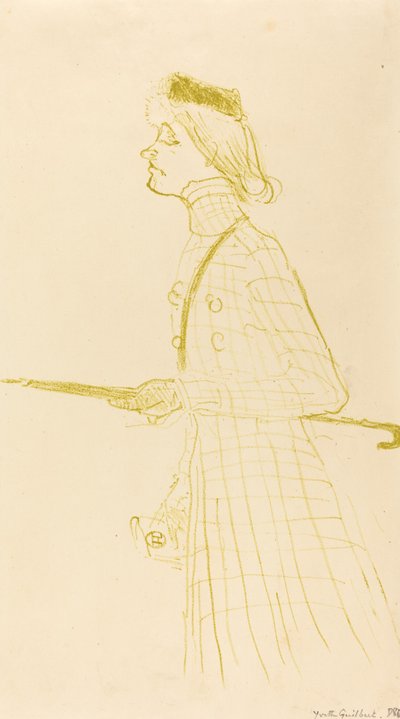 Yvette Guilbert autorstwa Henri de Toulouse Lautrec