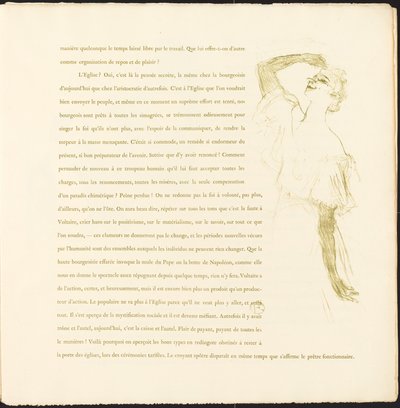 Yvette Guilbert von Henri de Toulouse Lautrec