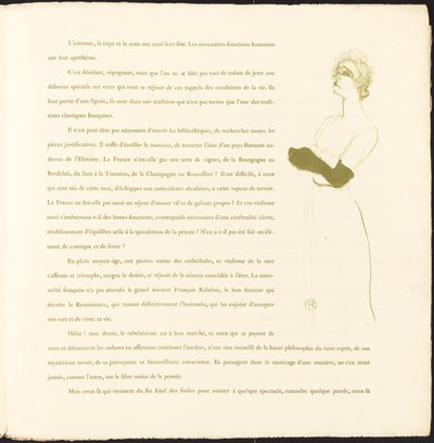 Yvette Guilbert autorstwa Henri de Toulouse Lautrec