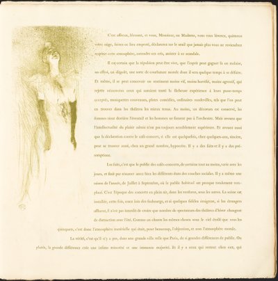 Yvette Guilbert autorstwa Henri de Toulouse Lautrec
