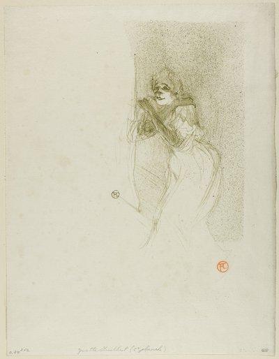 Yvette Guilbert autorstwa Henri de Toulouse-Lautrec