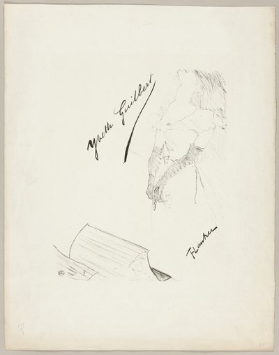 Yvette Guilbert autorstwa Henri de Toulouse-Lautrec