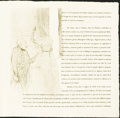 Yvette Guilbert autorstwa Henri de Toulouse Lautrec
