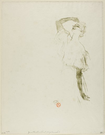 Yvette Guilbert autorstwa Henri de Toulouse-Lautrec