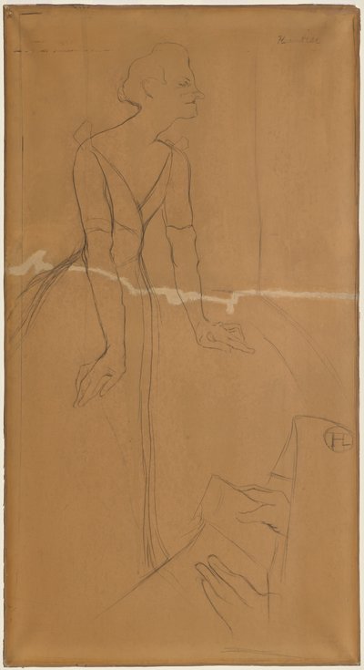 Yvette Guilbert autorstwa Henri de Toulouse-Lautrec