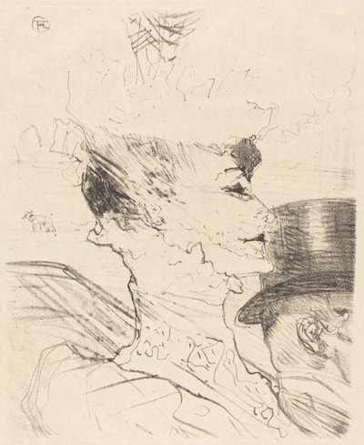Yvette Guilbert, 1896. autorstwa Henri de Toulouse Lautrec