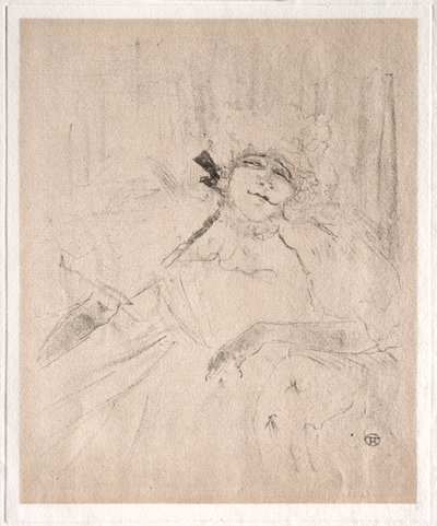 Yvette Guilbert: Stara piosenka autorstwa Henri de Toulouse-Lautrec