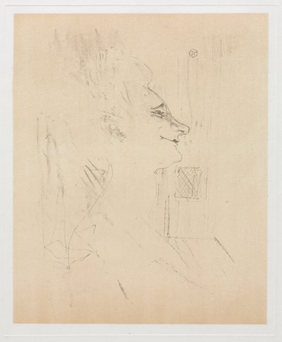 Yvette Guilbert odurzona autorstwa Henri de Toulouse Lautrec