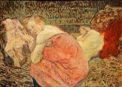 Dwoje przyjaciół autorstwa Henri de Toulouse Lautrec