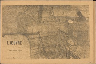 Program prospektowy prac autorstwa Henri de Toulouse Lautrec, Félix Vallotton, Antonio