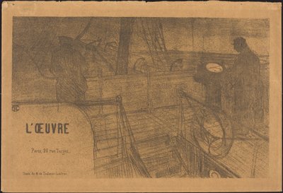 Program prospektowy prac autorstwa Henri de Toulouse Lautrec, Félix Vallotton, Antonio