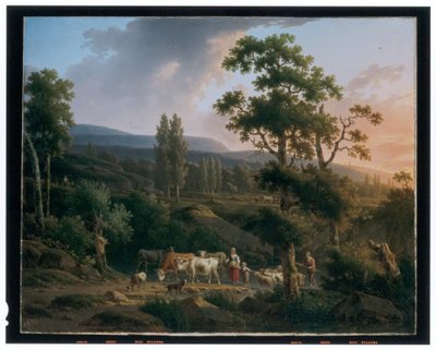 Pari maisemakiillotusta autorstwa Henricus Josephus Antoniessen