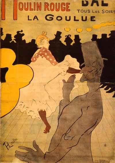 Moulin Rouge-La Goulue autorstwa Henri de Toulouse Lautrec