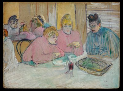 Panie w jadalni autorstwa Henri de Toulouse Lautrec