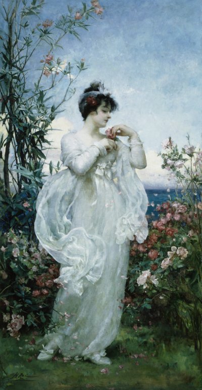 Lato (olej na płótnie) autorstwa Henrietta Rae