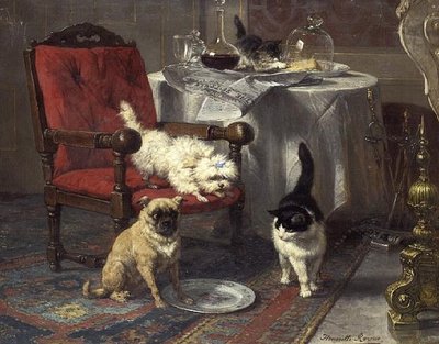 Kawałek Sera (olej na płótnie) autorstwa Henriëtte Ronner Knip