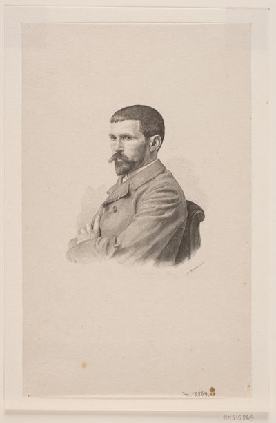 Portret malarza P. A. J. Dagnana-Bouvereta autorstwa Henrik Arnold Hamilkar Sørensen
