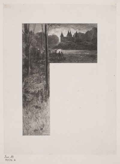 Duński: Ilustracja dla Christiana Winthera, "Lot jelenia" autorstwa Henrik Bornemann