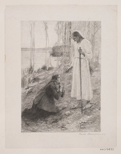 Chrystus ukazuje się Marii Magdalenie autorstwa Henrik Bornemann