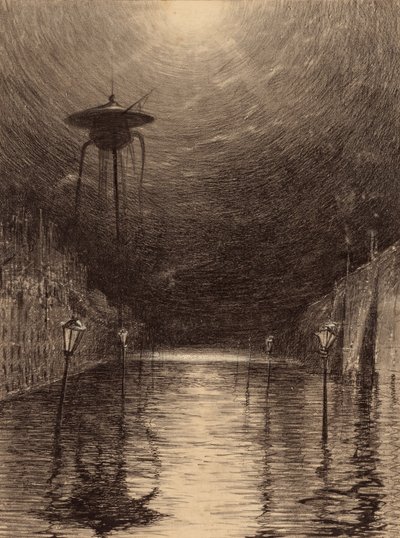 Marsjańska Maszyna nad Tamizą autorstwa Henrique Alvim Correa