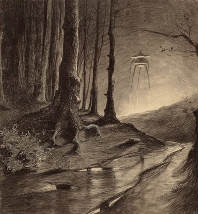 Marsjanin w lesie autorstwa Henrique Alvim Correa
