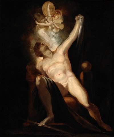 Raj utracony Johna Miltona, Szatan i narodziny grzechu (Księga II, 746-758), Obraz nr. 6 z Galerii Milton autorstwa Henry  Fuseli