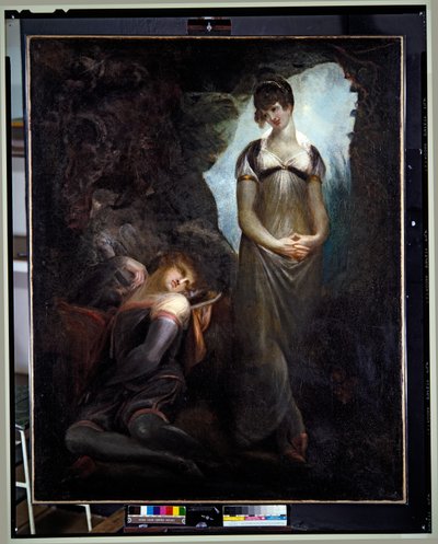 Młody Milton, ok. 1796-99 (olej na płótnie) autorstwa Henry (1741 1825) Fuseli