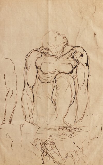 Rosnąco (indyjski tusz na papierze) autorstwa Henry  Fuseli