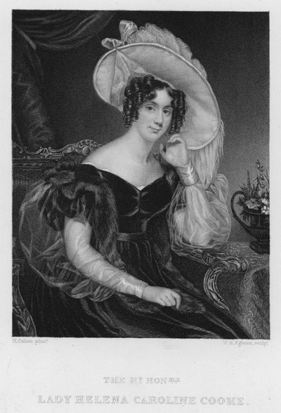 Lady Helena Caroline Cooke (grawerunek) autorstwa Henry (after) Collen