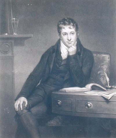 Sir Humphry Davy (1778-1829), grawerowane przez S.W. Reynoldsa autorstwa Henry (after) Howard
