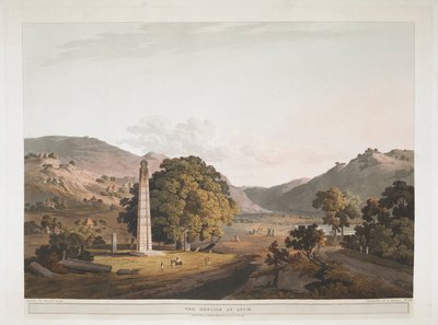 Obelisk w Aksum autorstwa Henry (after) Salt
