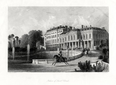 Pałac Saint-Cloud, Paryż, Francja, 1875 autorstwa Henry Adlard