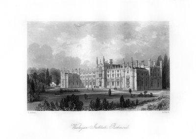 Wesleyan Institute, Richmond, XIX wiek. autorstwa Henry Adlard