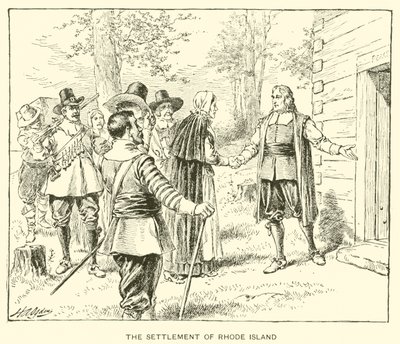Osada Rhode Island (lito) autorstwa Henry Alexander (after) Ogden