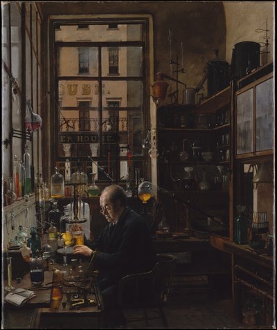 Henry Alexander w laboratorium autorstwa Henry Alexander