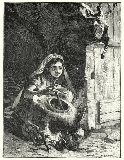 Kipiący garnek lub chaldron (lito) autorstwa Henry Andrew Harper